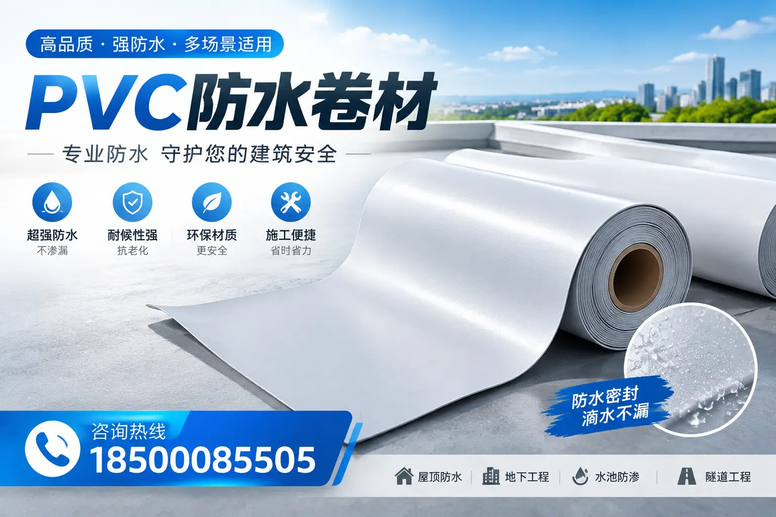 PVC防水卷材的市场竞争分析,菏泽品牌选择参考